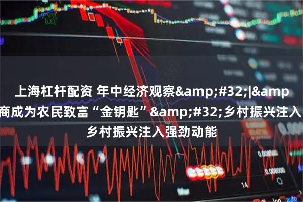 上海杠杆配资 年中经济观察 | 电商成为农民致富“金钥匙” 乡村振兴注入强劲动能